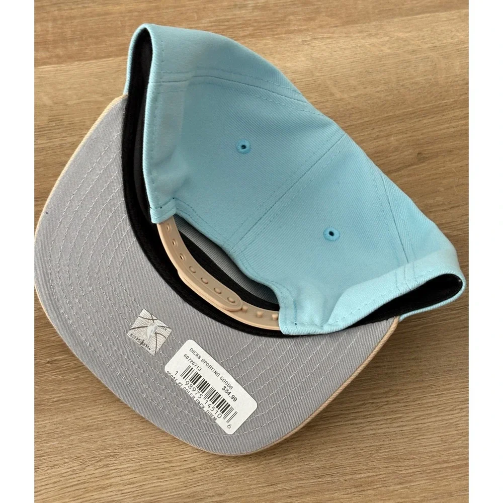 NWT New Era 9FIFTY Washington Wizards A-Frame Snapback Hat - OSFM - Blue/Tan